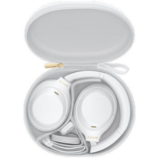 Наушники с микрофоном Sony WH-1000XM4 (белый)