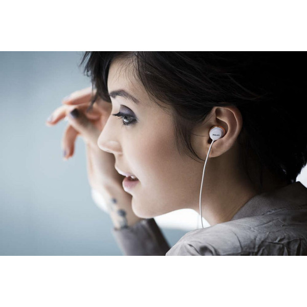Наушники с микрофоном PHILIPS SHE4205WT