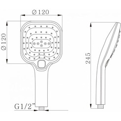Душевая лейка AV Engineering AVSSS-032