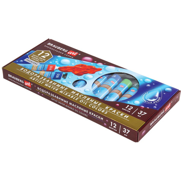 Краски масляные BRAUBERG ART PREMIERE 192293