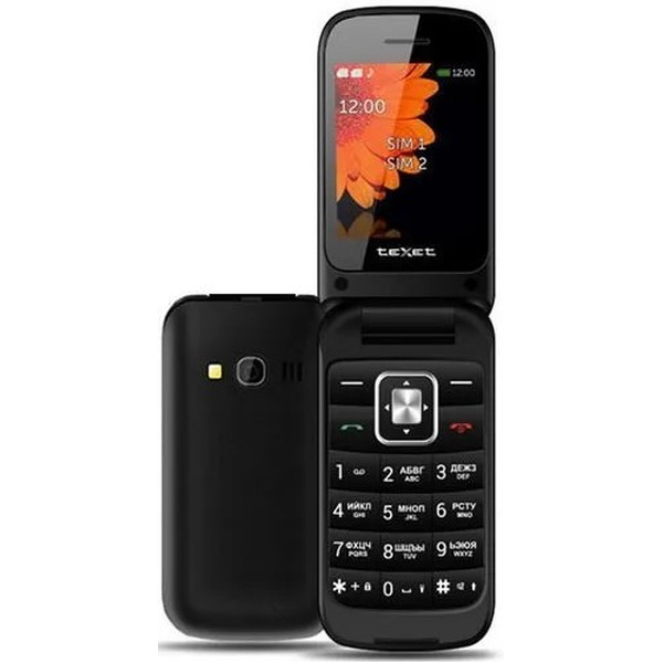 Сотовый телефон Texet TM-422 (+ЗУ WC-111) черный