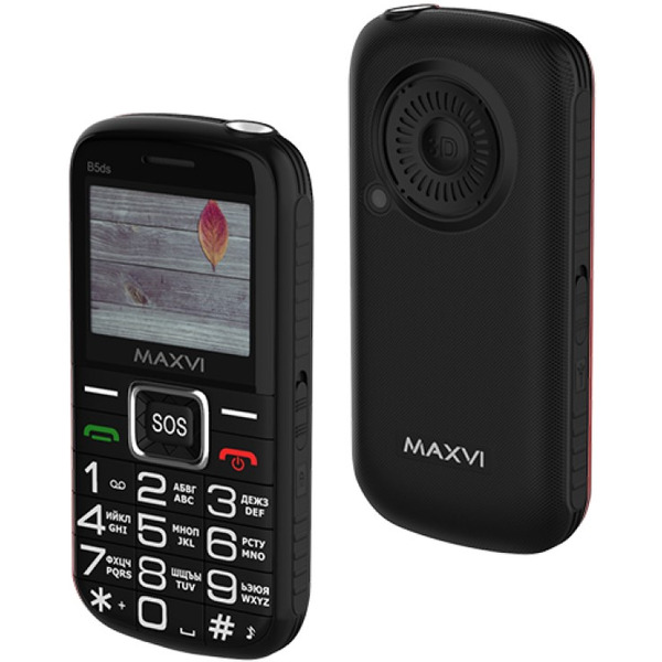 Мобильный телефон Maxvi B5ds (черный)