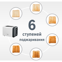 Тостер Bosch DesignLine TAT3P421