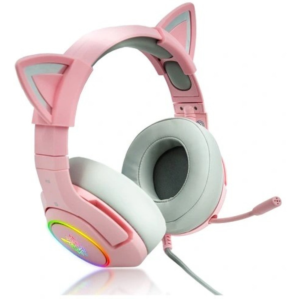 Игровые наушники Onikuma K9 Pink Cat