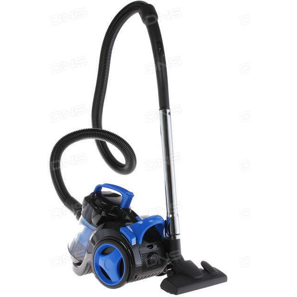 Пылесос циклонный Ginzzu VS420 (черный/синий)