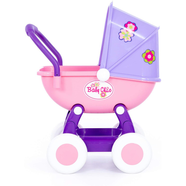 Коляска для кукол Полесье Arina 4-х колесная 48202 (фиолетовый/розовый)