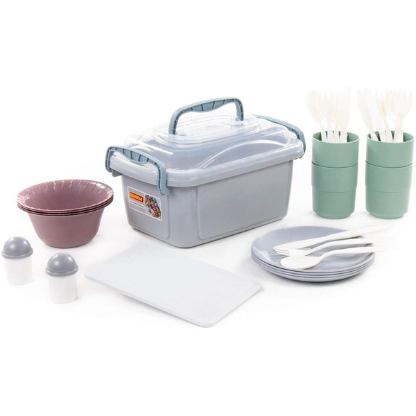 Набор для пикника Полесье №5 на 4 персоны (27 элементов) 59147