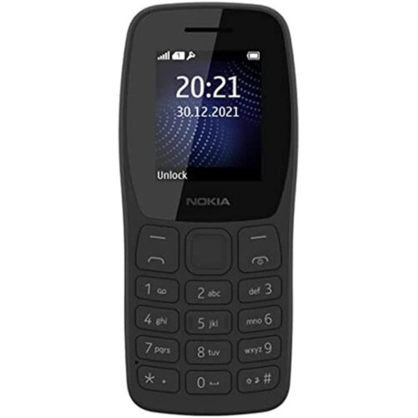 Телефон Nokia 105 Dual sim TA-1416 (черный) без ЗУ