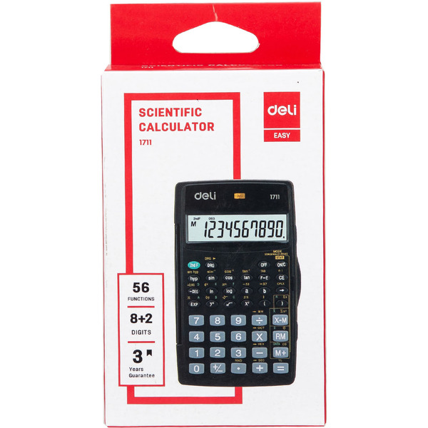 Калькулятор Deli E1711
