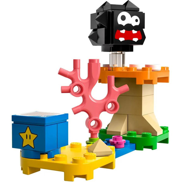 Конструктор LEGO Super Mario платформа Fuzzy & Mushroom (30389)