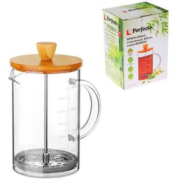 Френч-пресс PERFECTO LINEA BAMBOO 38-800800