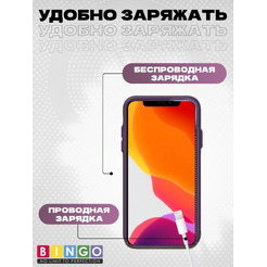 Бампер Bingo Breathable Magnetic для APPLE iPhone 16 Pro Max Лавандовый