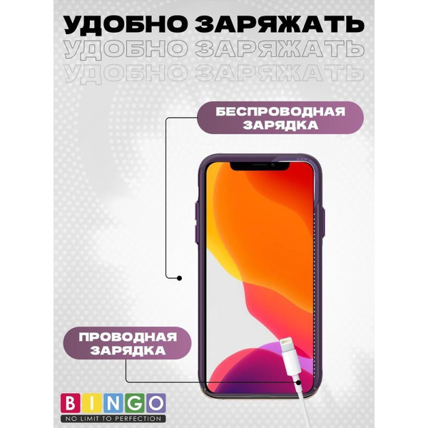 Бампер Bingo Breathable Magnetic для APPLE iPhone 16 Pro Max Лавандовый