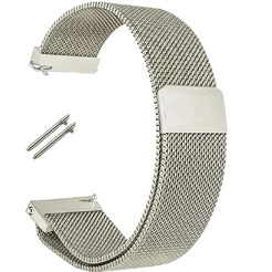 Ремешок для умных часов Bingo Magnetic для Amazfit GTR 47mm (22мм, серебристый)