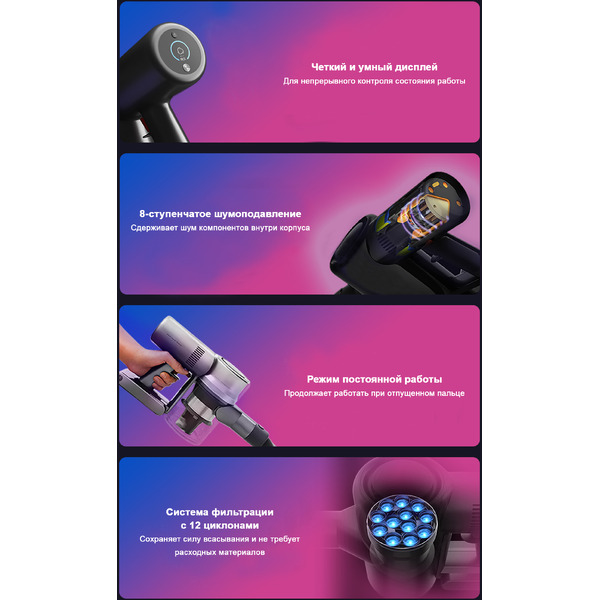 Пылесос Dreame Cordless Vacuum Cleaner V12