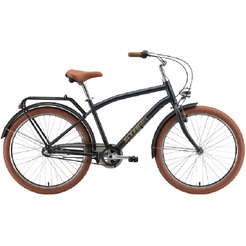 Велосипед Stark Comfort Man 26 S/16" HQ-0017929 темно-серый матовый/песочный 25