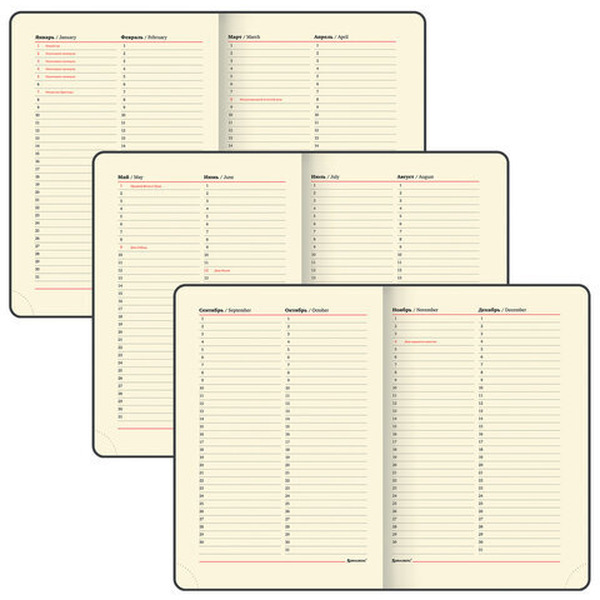 Ежедневник BRAUBERG недатированный Iguana 114456 (лиловый)