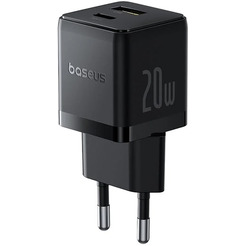 Сетевое зарядное Baseus Palm Fast Charger C+U 20W EU P10111608113-01 (черный)