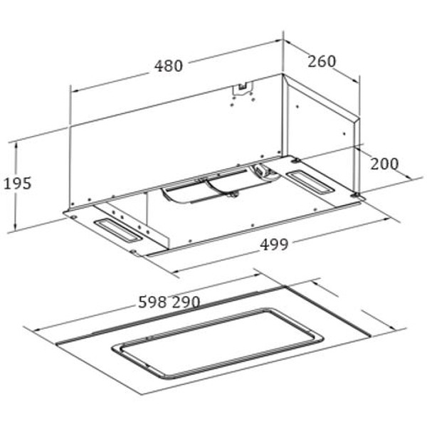 Вытяжка кухонная ZORG SANTA 850 60 S WH