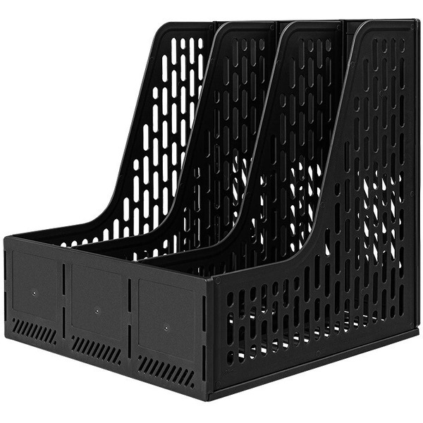 Лоток для бумаг Deli 9843 (черный)