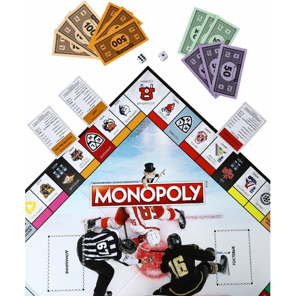 Настольная игра Hasbro Монополия КХЛ. Маскоты WM04833