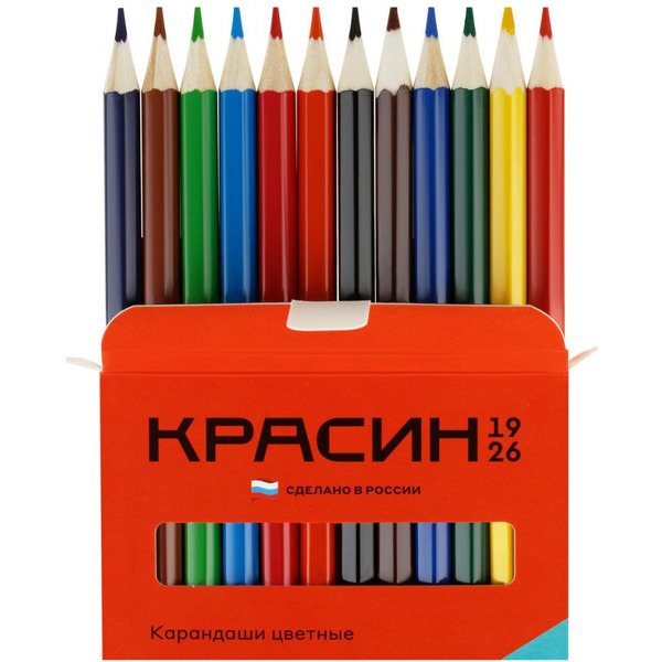 Карандаши цветные Красин Приключения КР-120200 (12 цв)