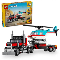 Конструктор Lego 31146 (Creator, Грузовик-платформа с вертолетом 3 в 1)