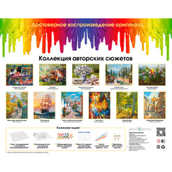 Картина по номерам Белоснежка Жгут пространство железные птицы 309-AB