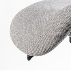 Стул для активного сидения Chair meister Saddle (пластик белый,ткань серая)