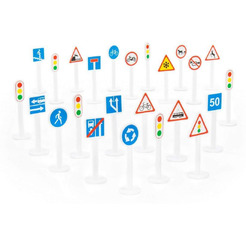 Набор дорожных знаков Полесье №3 (24 элемента) (в пакете) 64219