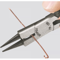 Круглогубцы ювелира с режущей кромкой Knipex 19 03 130