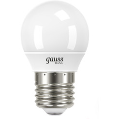 Светодиодная лампочка Gauss Basic LED-M 5W 450lm 4000K Е27 10502252