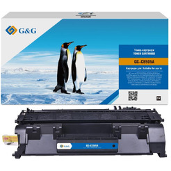 Картридж лазерный G&G GG-CE505A черный (2300стр.) для HP LJ P2055/P2035/Pro 400 M401/MFP M425