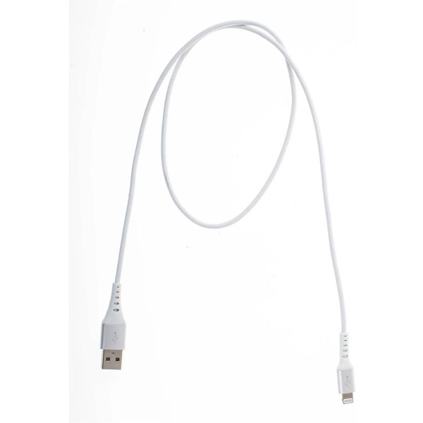 Кабель CACTUS USB Type-A - Lightning CS-LG.USB.A-0.8 (0.8 м, белый)