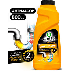 Средство для труб Grass DIGGER-GEL Premium Антизасор 125971 0.5 л