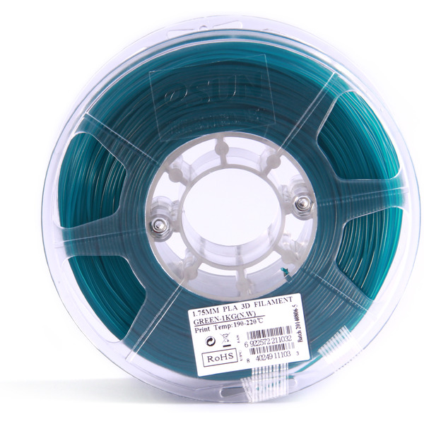Пластиковая нить ESUN PLA+ 1,75 мм green