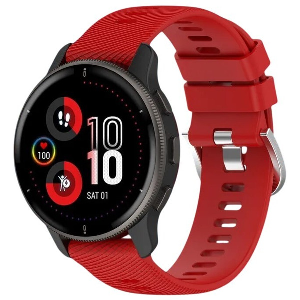 Ремешок Bingo Textured для часов 20мм (красный)