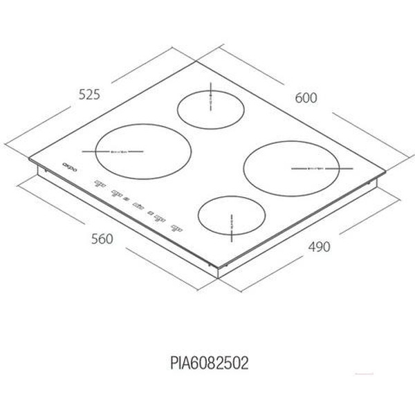 Варочная панель Akpo PIA 60 82502