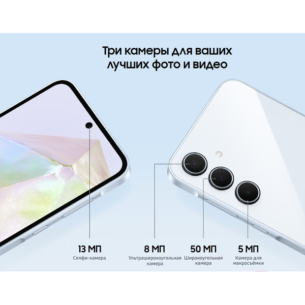 Смартфон Samsung Galaxy A35 5G 8GB/256GB (голубой)