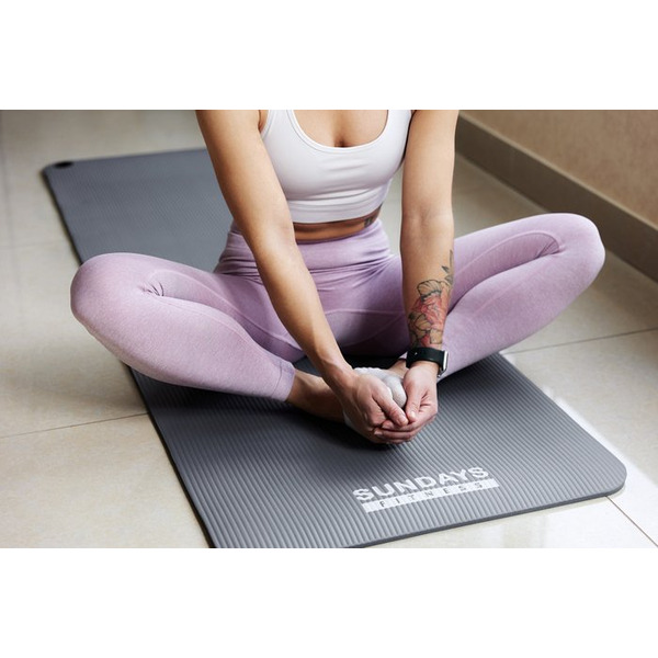 Коврик для йоги и фитнеса Sundays Fitness IR97506 (180x60x1см, зеленый)