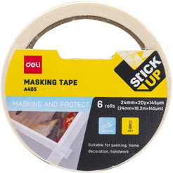 Клейкая лента малярная Deli EA405