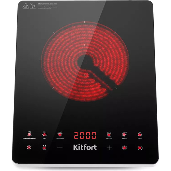 Настольная плита Kitfort KT-140