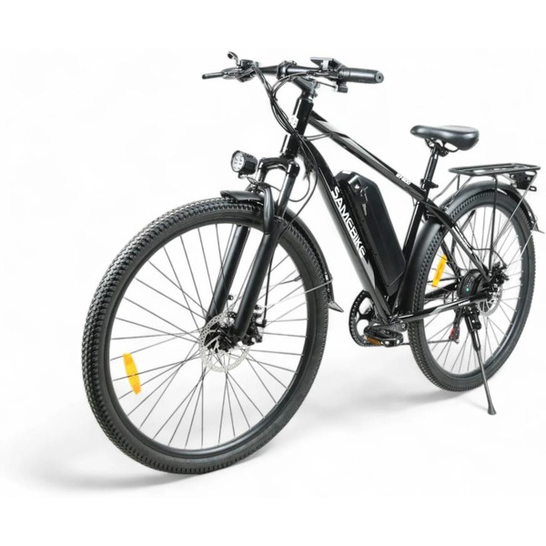 Электровелосипед SameBike SB-GT500 (чёрно-серебристый)