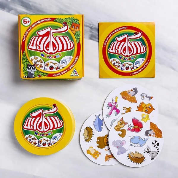 Настольная игра Лас Играс Дубль. Животные / 2579447
