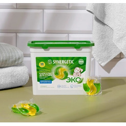 Капсулы для стирки SYNERGETIC UNIVERSAL 18шт