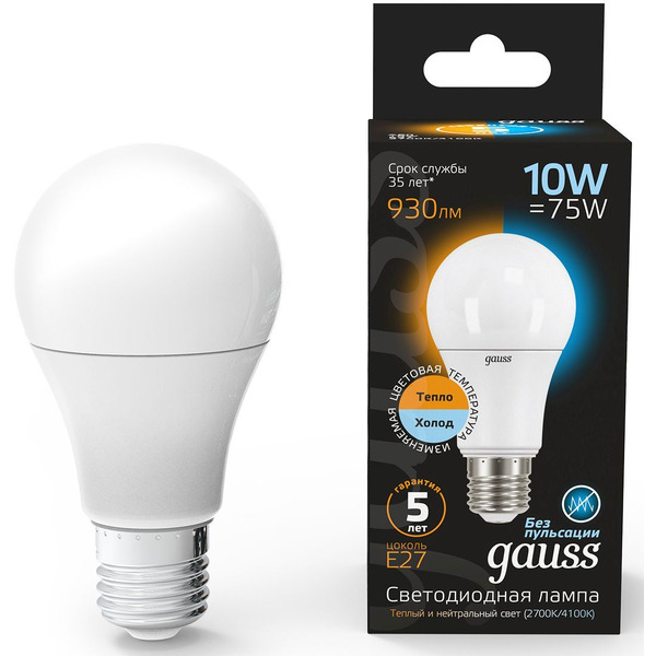 Лампа светодиодная Gauss 102502110-T