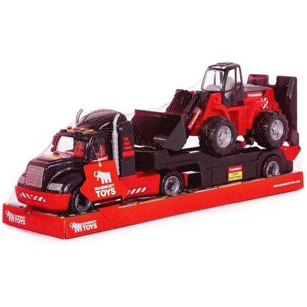 Автомобиль-трейлер + трактор-погрузчик Полесье 57129 206-03 MAMMOET