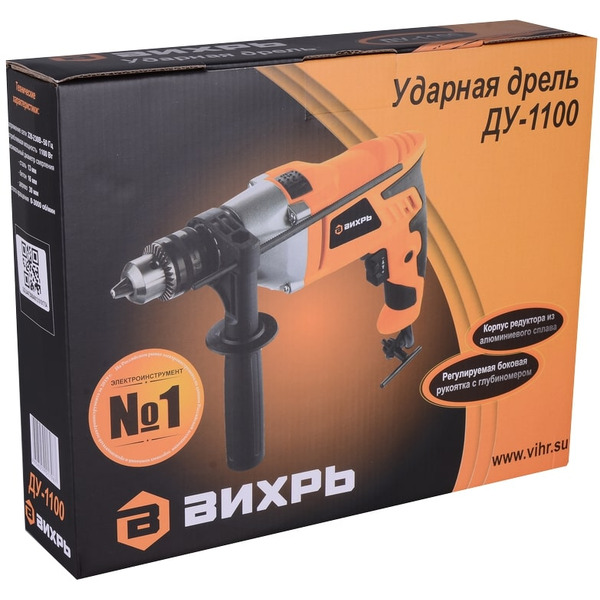 Дрель Вихрь ДУ-1100 (72/8/4)