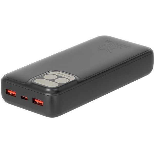 Внешний аккумулятор с дисплеем RIVACASE VA2521 20000mAh (черный)