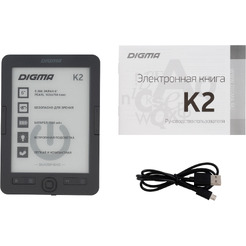 Электронная книга Digma K2 (серый)